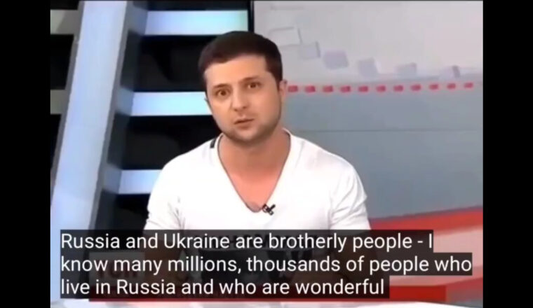 Zelensky: “Russen en Oekraïners zijn broeders”
