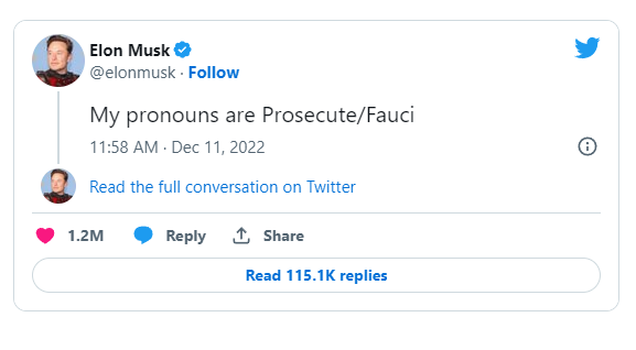 Witte Huis verdedigt Fauci tegenover ‘aanval’ van Musk na ontdekken van oude berichten tussen Twitter en Overheid