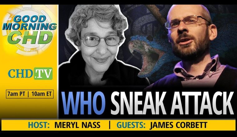 ‘De geheime aan val van de WHO’ – met Meryl Nass, M.D en James Corbett (live)
