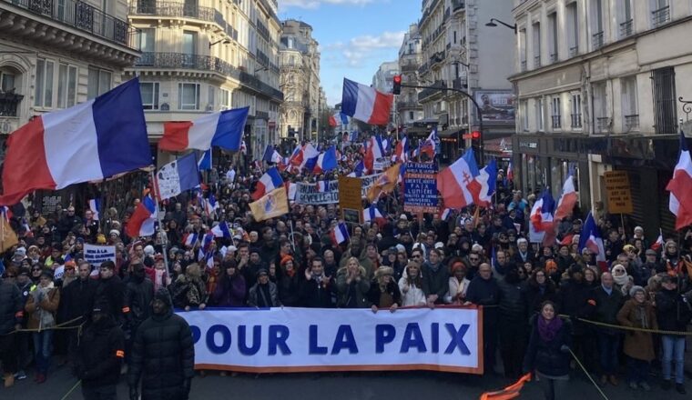 Anti-NAVO-protesten treffen Frankrijk