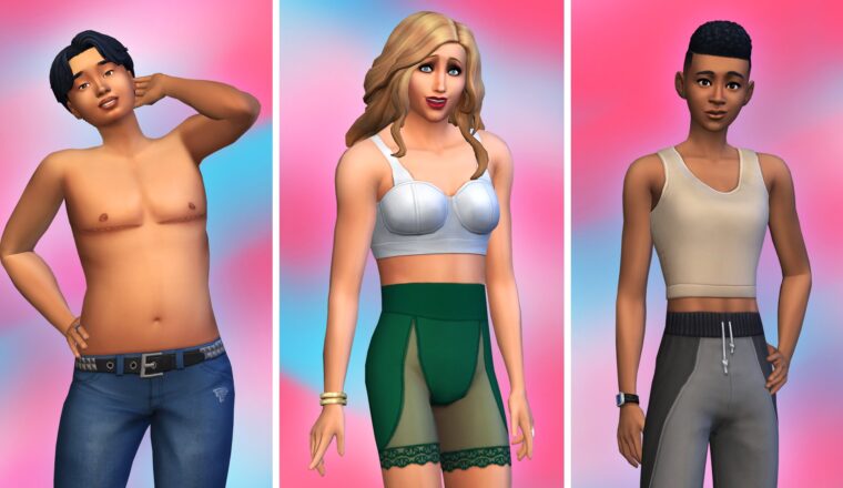Update “Sims”-videogame bevat tieners met borstbinders en littekens van borstverwijdering