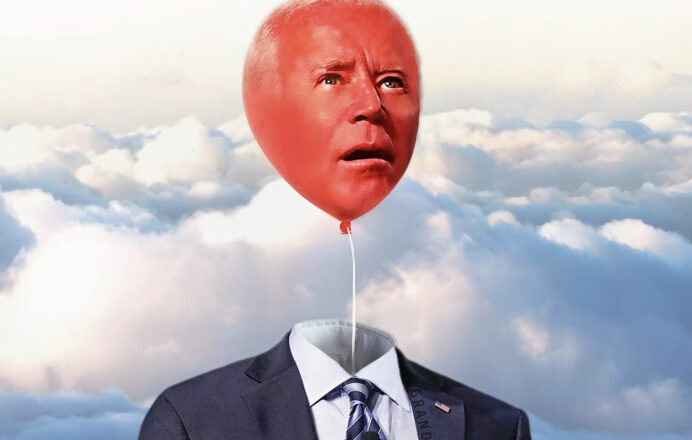 Zien: Biden laat Chinese spionageballon dagenlang rondzweven en de grappen zijn eindeloos