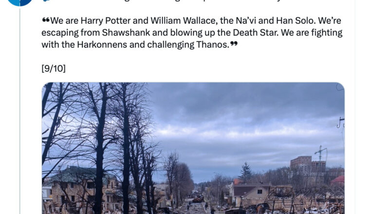 NAVO: “Wij zijn in Oekraïne-conflict net als Harry Potter, Han Solo en Na’vi”