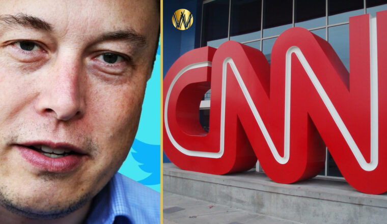 Elon Musk overweegt propaganda-label op tweets van CNN te plakken